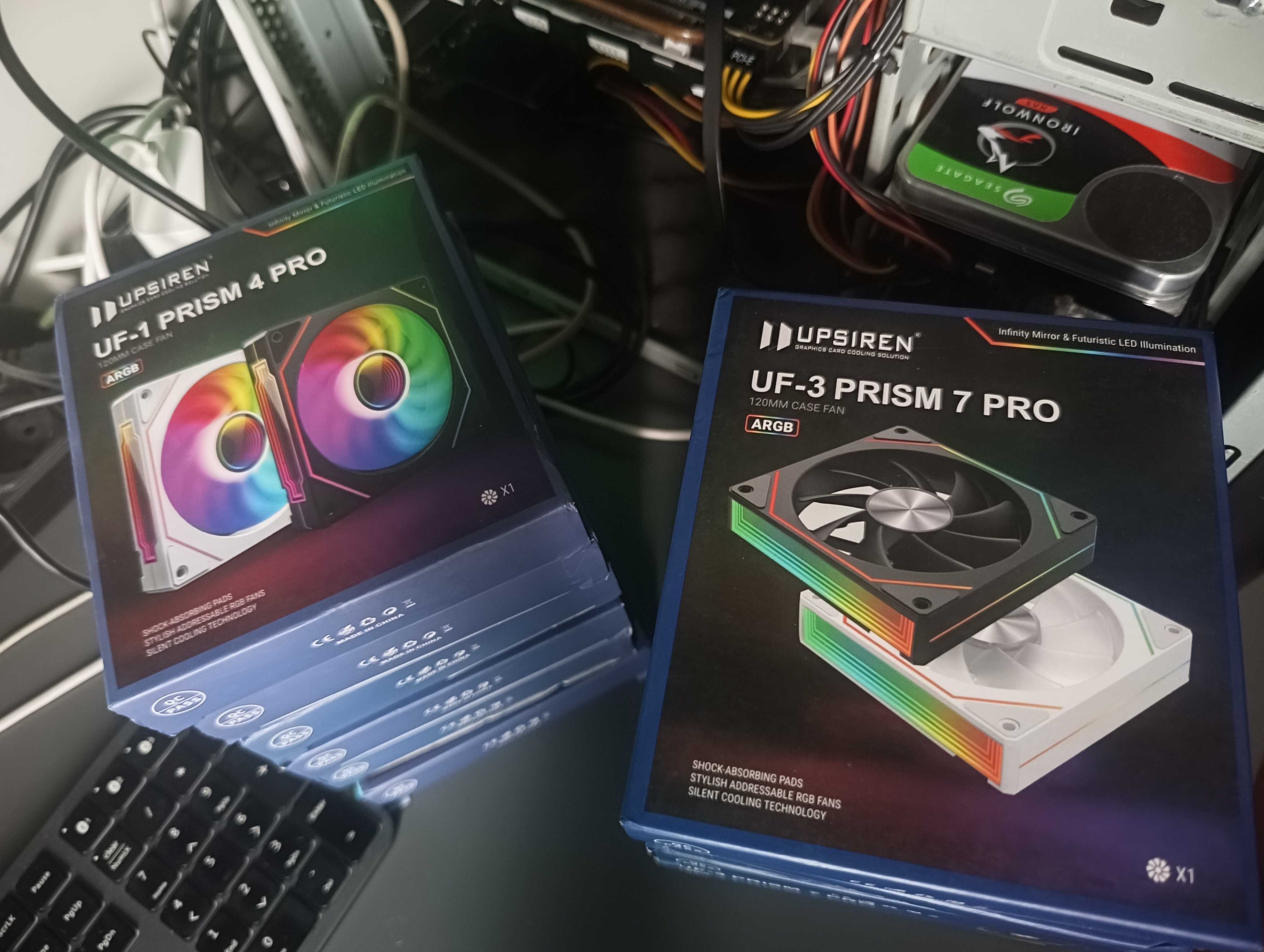 Куллера ARGB UPSIREN UF-3 PRISM 7 Pro UF-1 Prism 4 PROР 2 вида