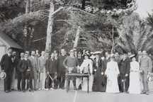 Rei D Carlos e ténis 1903- 2 páginas 10 fotos Cascais (Reserva MM)