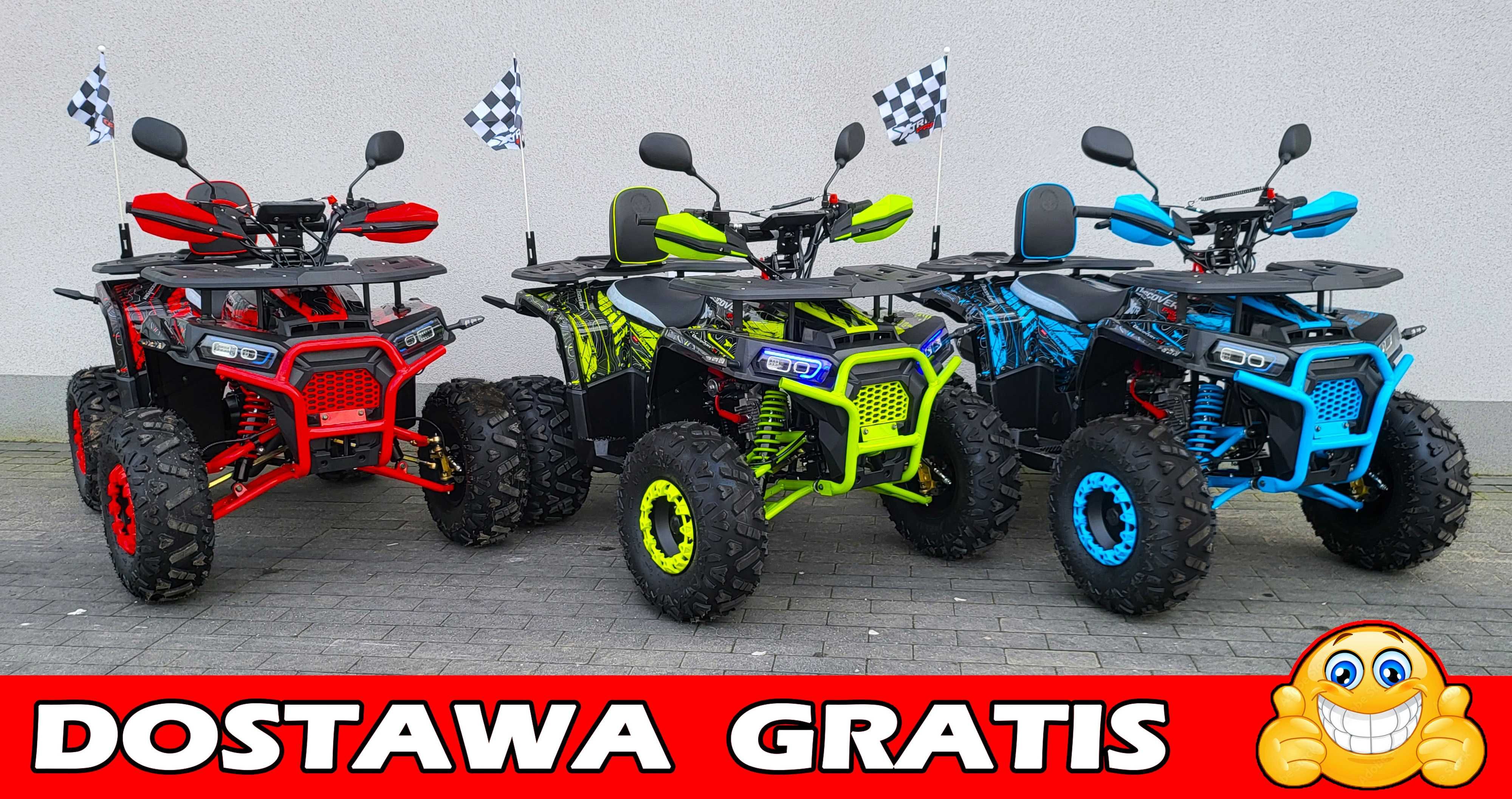 Dostawa GRATIS !!! quad XTR DISCOVERY 125 1+1 Raty,