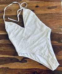 Lipsy strój kąpielowy bialy cekiny