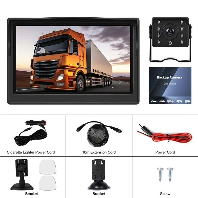 Kit câmara e monitor 5 polegadas para pesados autocaravanas  NOVO