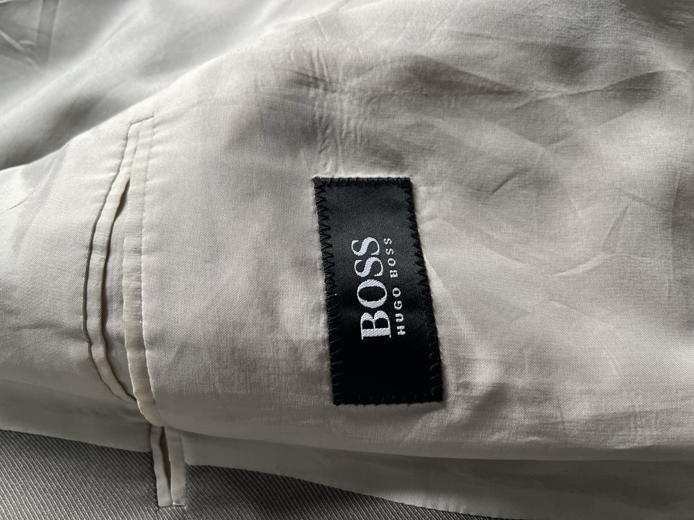 Hugo Boss marynarka męska ivory 56 wełna