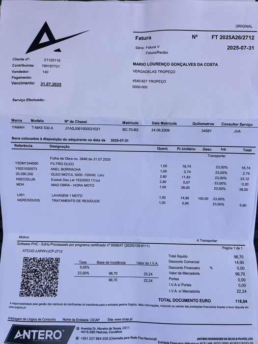 YAMAHA Tmax 500  só 34 mil km ( ler anuncio)