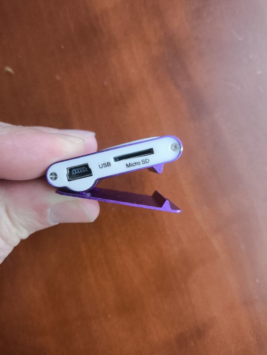 Mini leitor MP3 cartão de memória micro sd