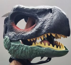 Dino maska Mattel Therizinozaurus Dinomask oryginał