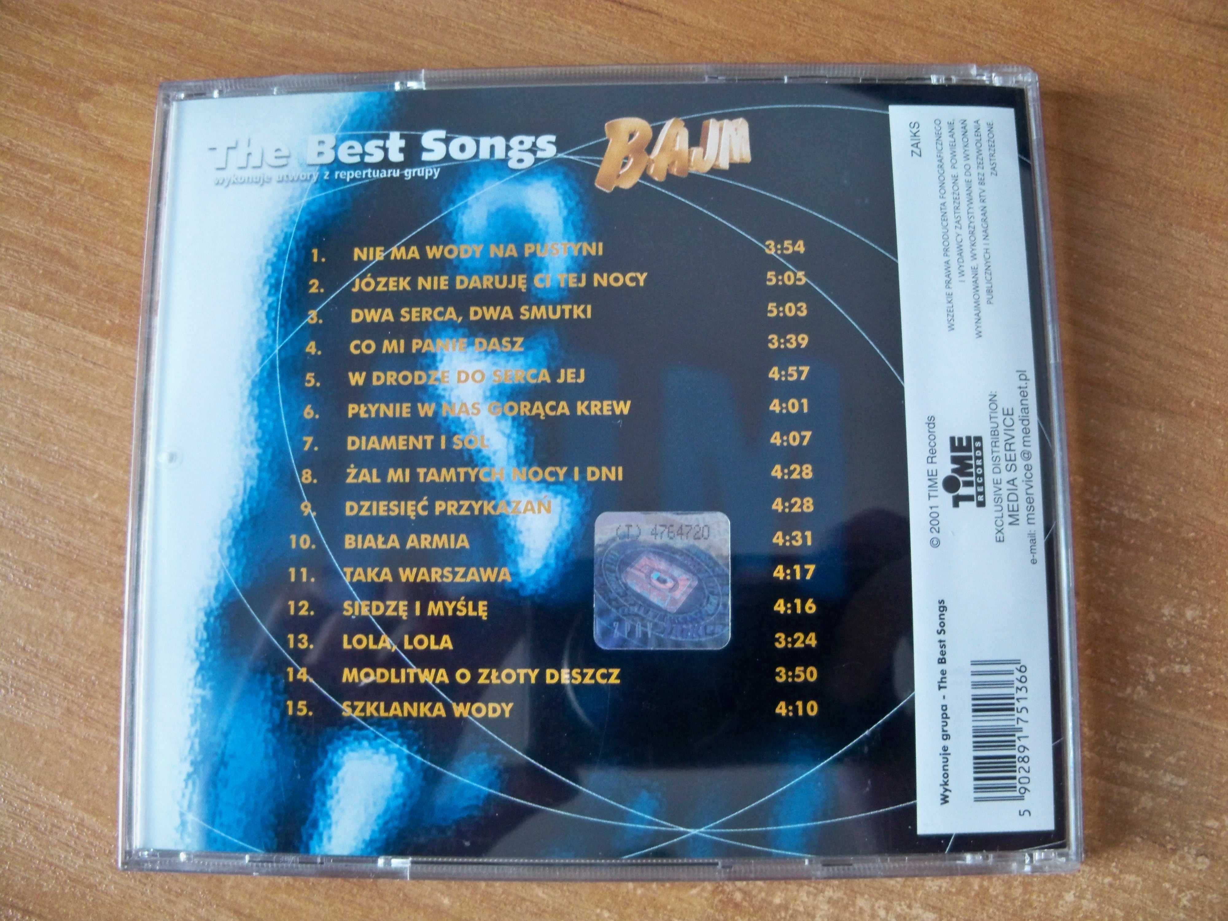 BAJM B.Kozidrak The Best Songs Płyta CD 15 Utworów-UNIKAT-STAN IDEALNY