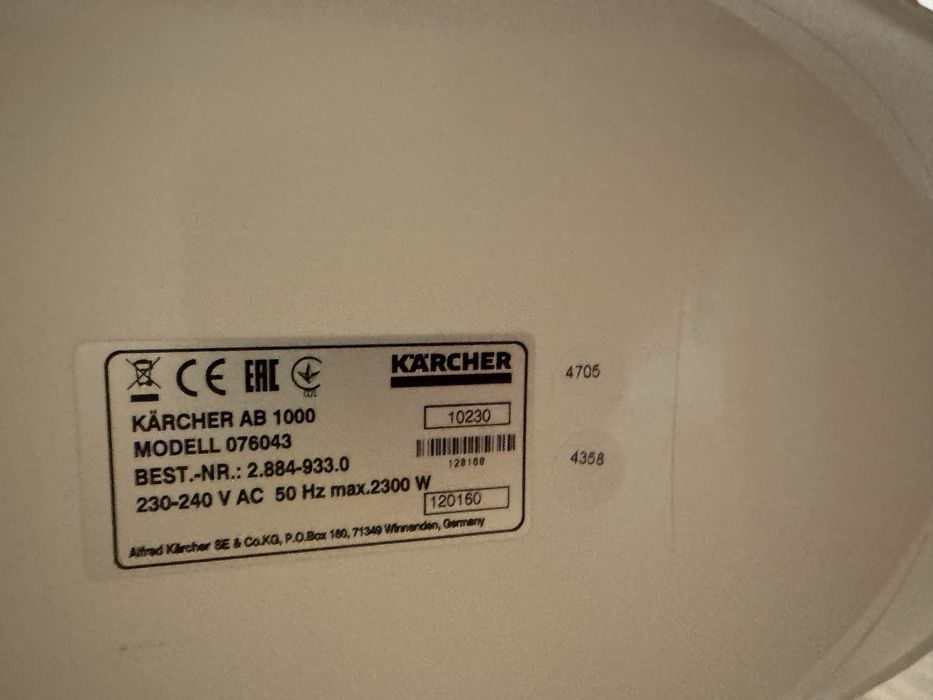 Parownica karcher SC5, deska do prasowania, zelazko.