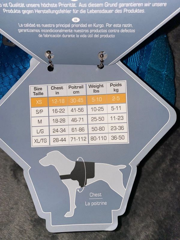 NOWE szeli taktyczne dla psa KURGO RSG Townie Harness roz. XS
