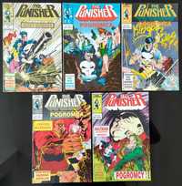 Komiksy The Punisher (Pogromca) - rocznik 90 - TM-Semic - 5 komiksów