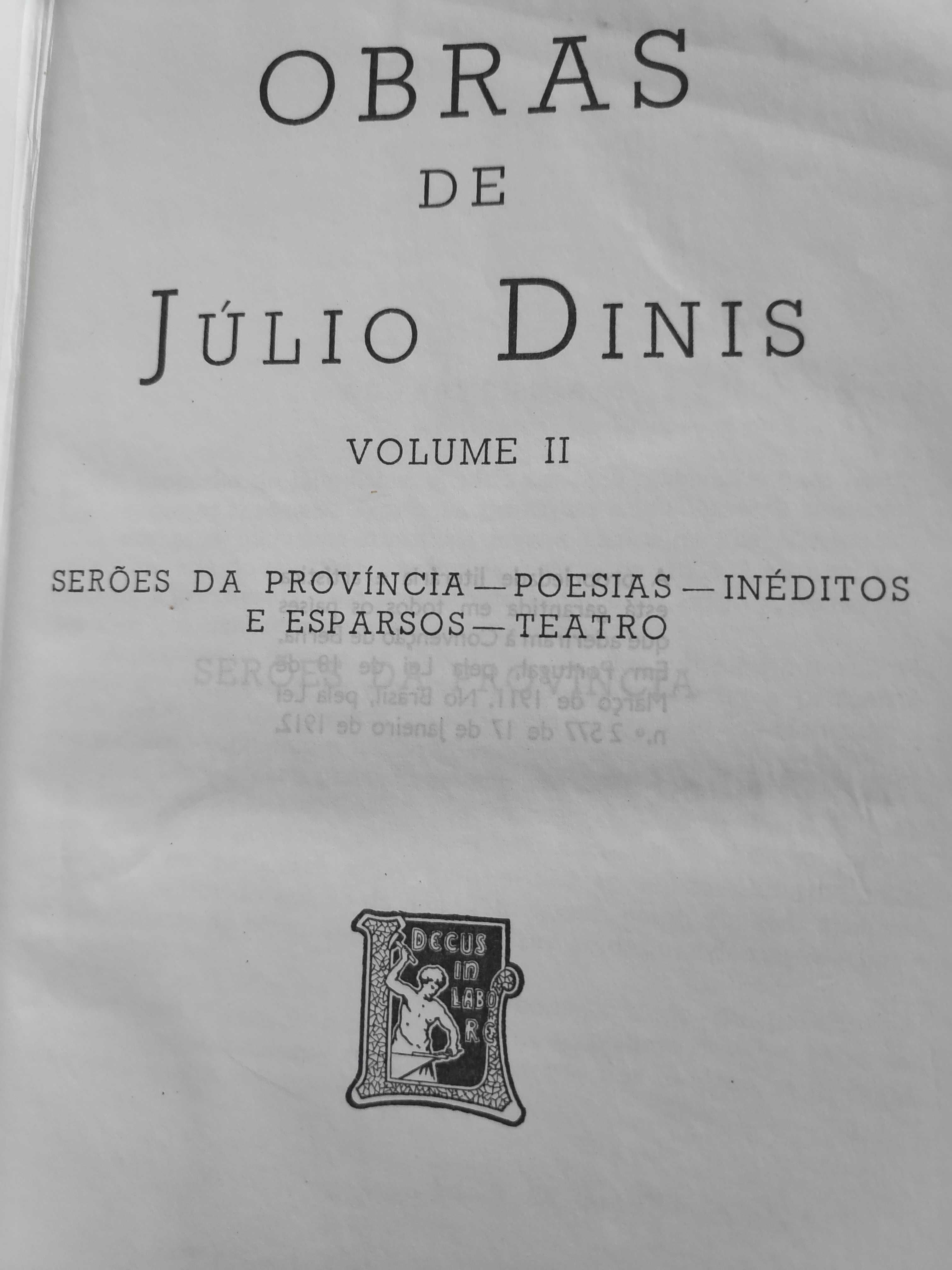 Obras de Júlio Dinis - 2 volumes