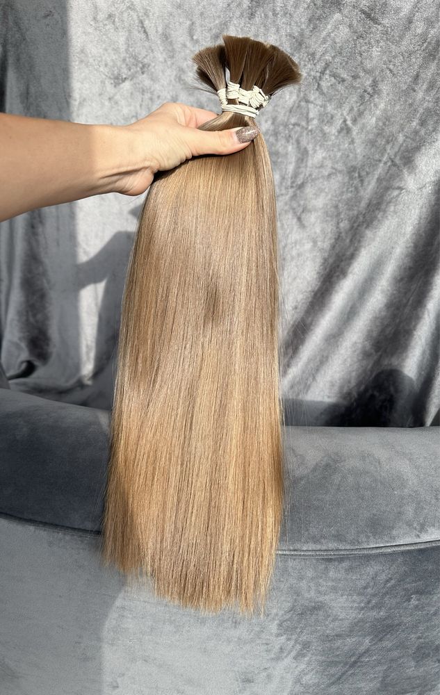 Włosy dziewicze polskie 162 g, 47 cm