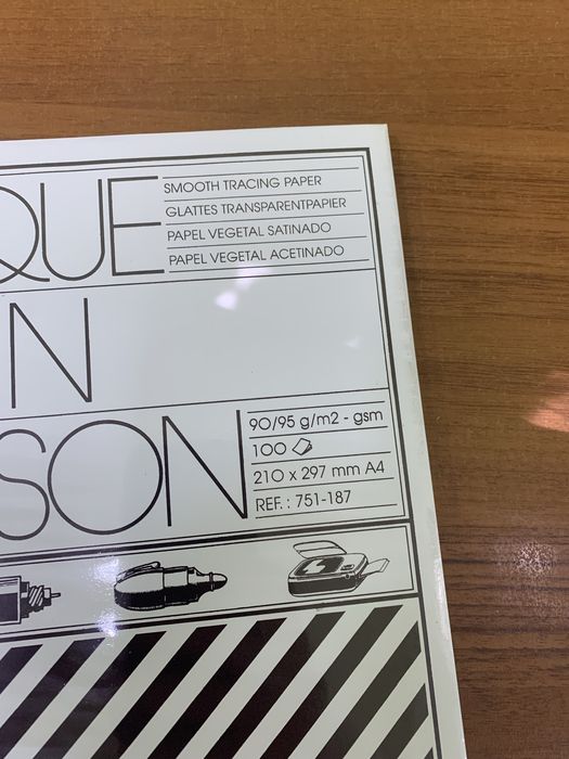 Калька для креслення Canson А4, 90-95 г/м², 100 аркушів