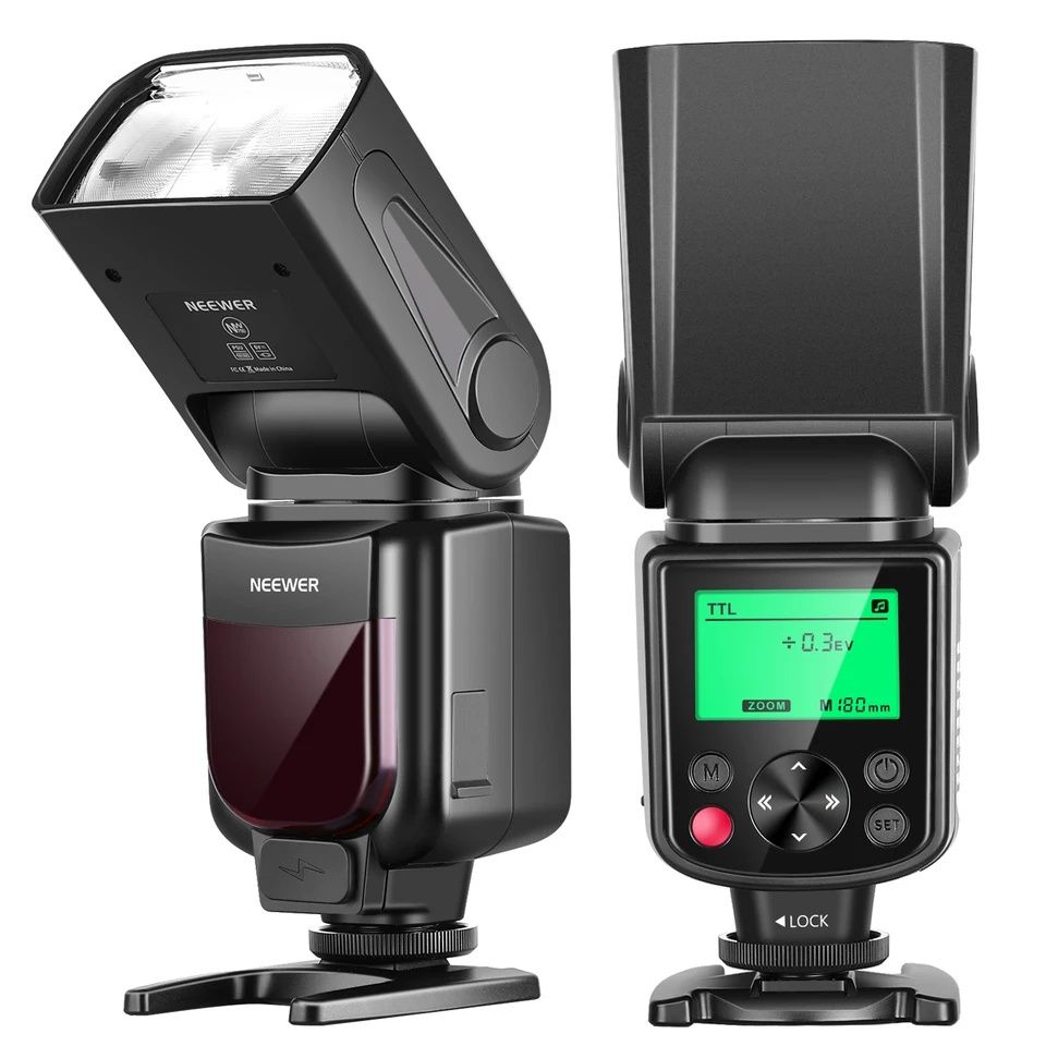 Flash Speedlite com visor NEEWER 750ii para SELADO Nikon