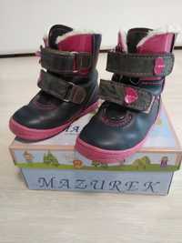 Buty zimowe 20 dziewczęce Mazurek