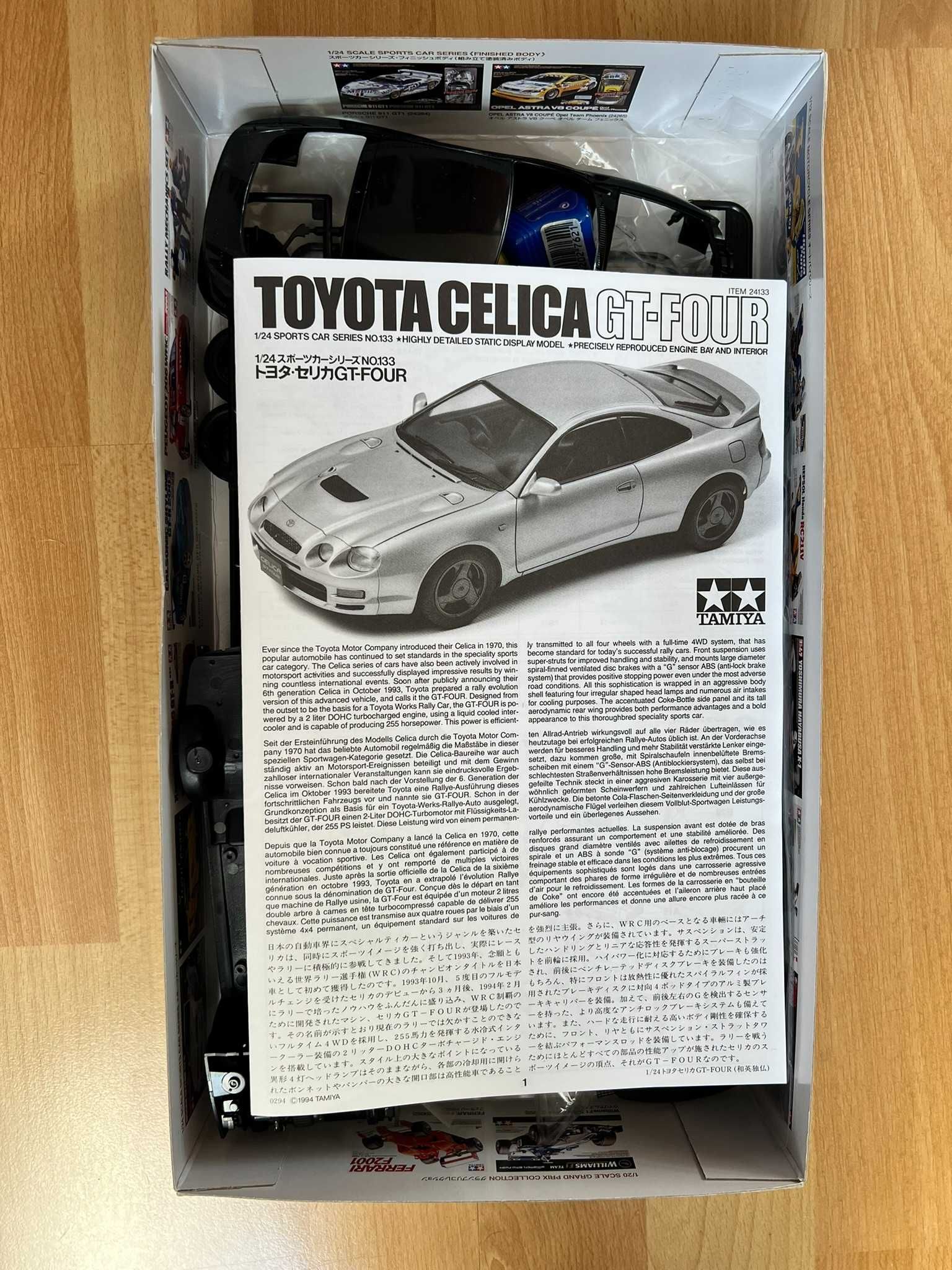 Toyota Celica GT-FOUR, model do sklejania Tamiya (1:24)