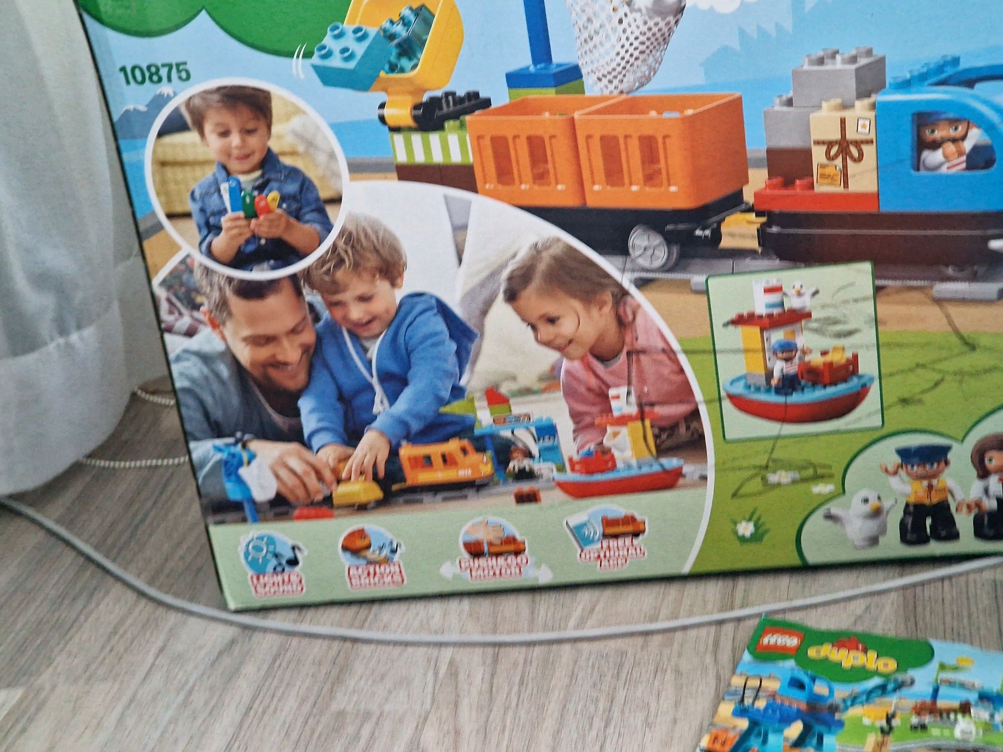 Lego Duplo zestaw 10875 pociąg towarowy