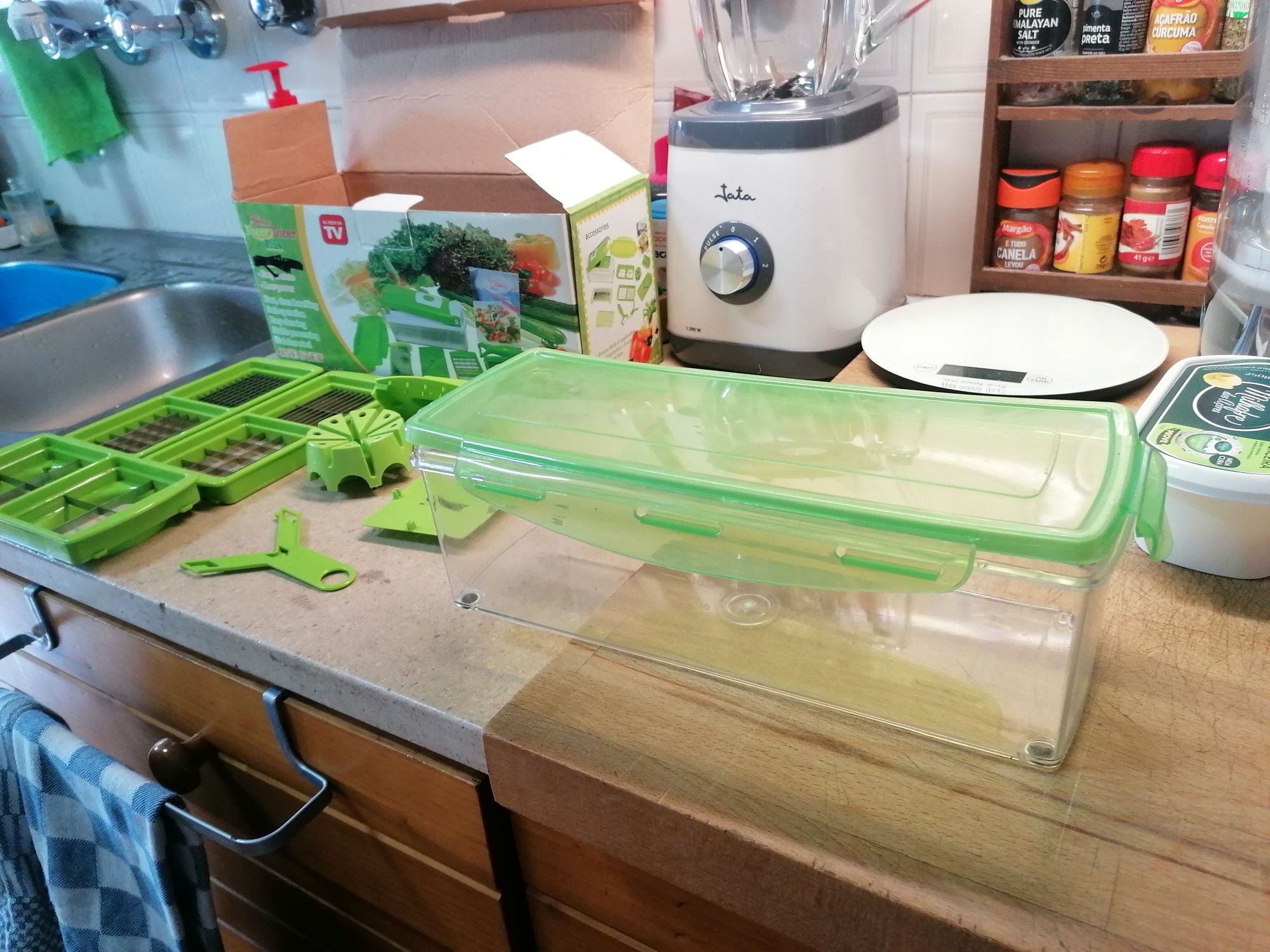Cortador de legumes nicer dicer plus
