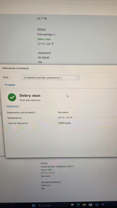 Synology NAS DS918+ WD RED 28 TB