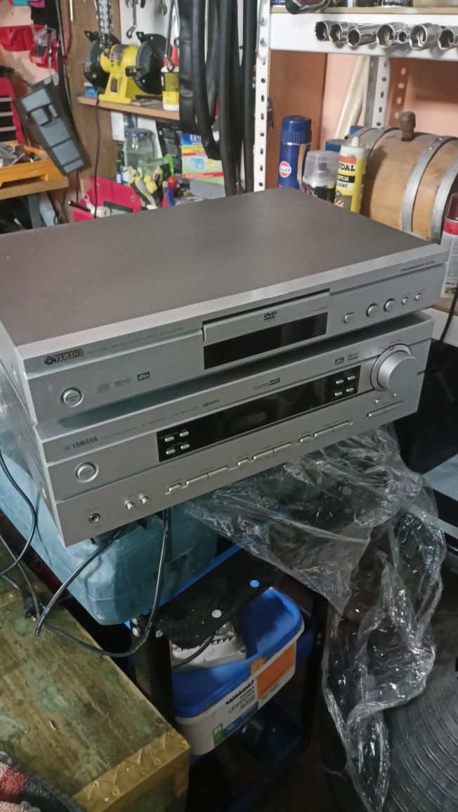 Kino domowe Yamaha amplituner i dvd cd