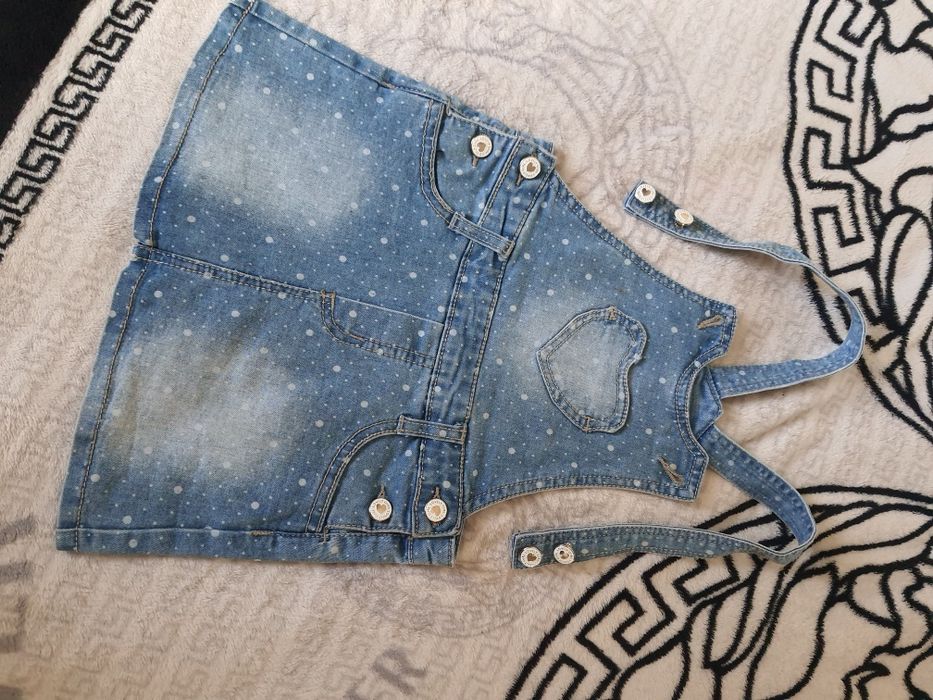 Джинсовый сарафан. 116 р.