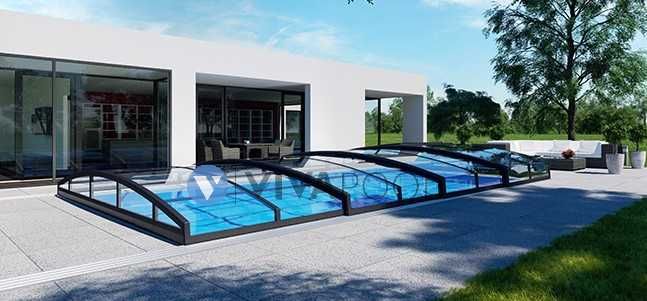 Zadaszenie basenowe średnie/niskie Casablanca 10,29x,4,5x0,8