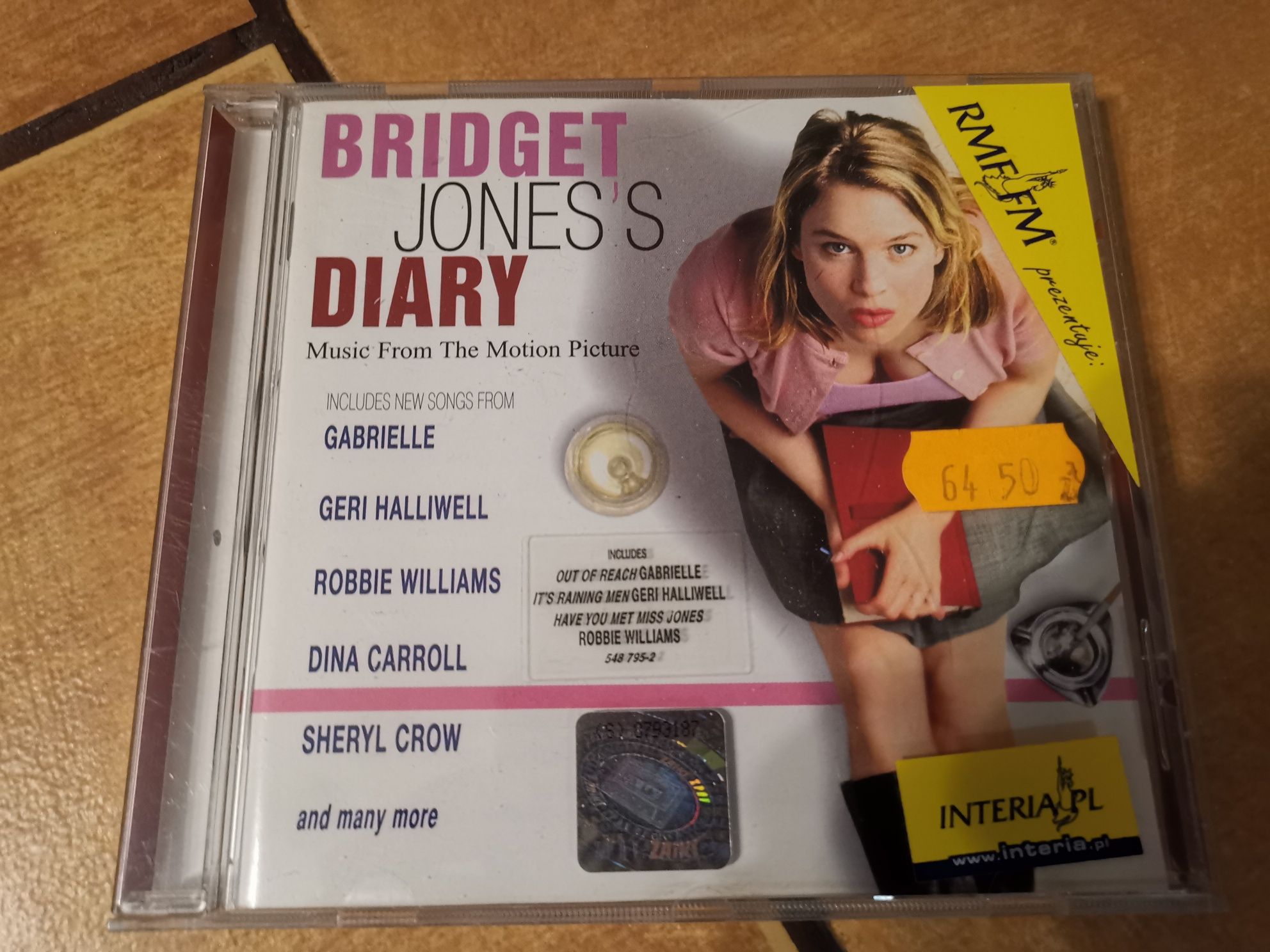 Bridget Jones muzyka filmowa