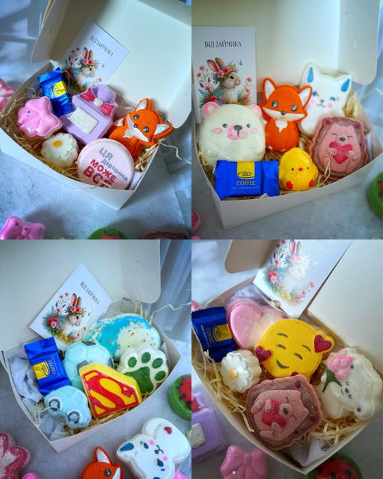 Подарунки для садочка та школи новорічний подарунковий набір