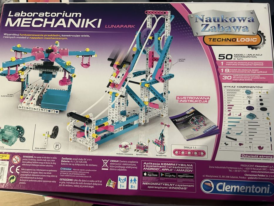 Klocki Labolatorium mechaniki Clementoni