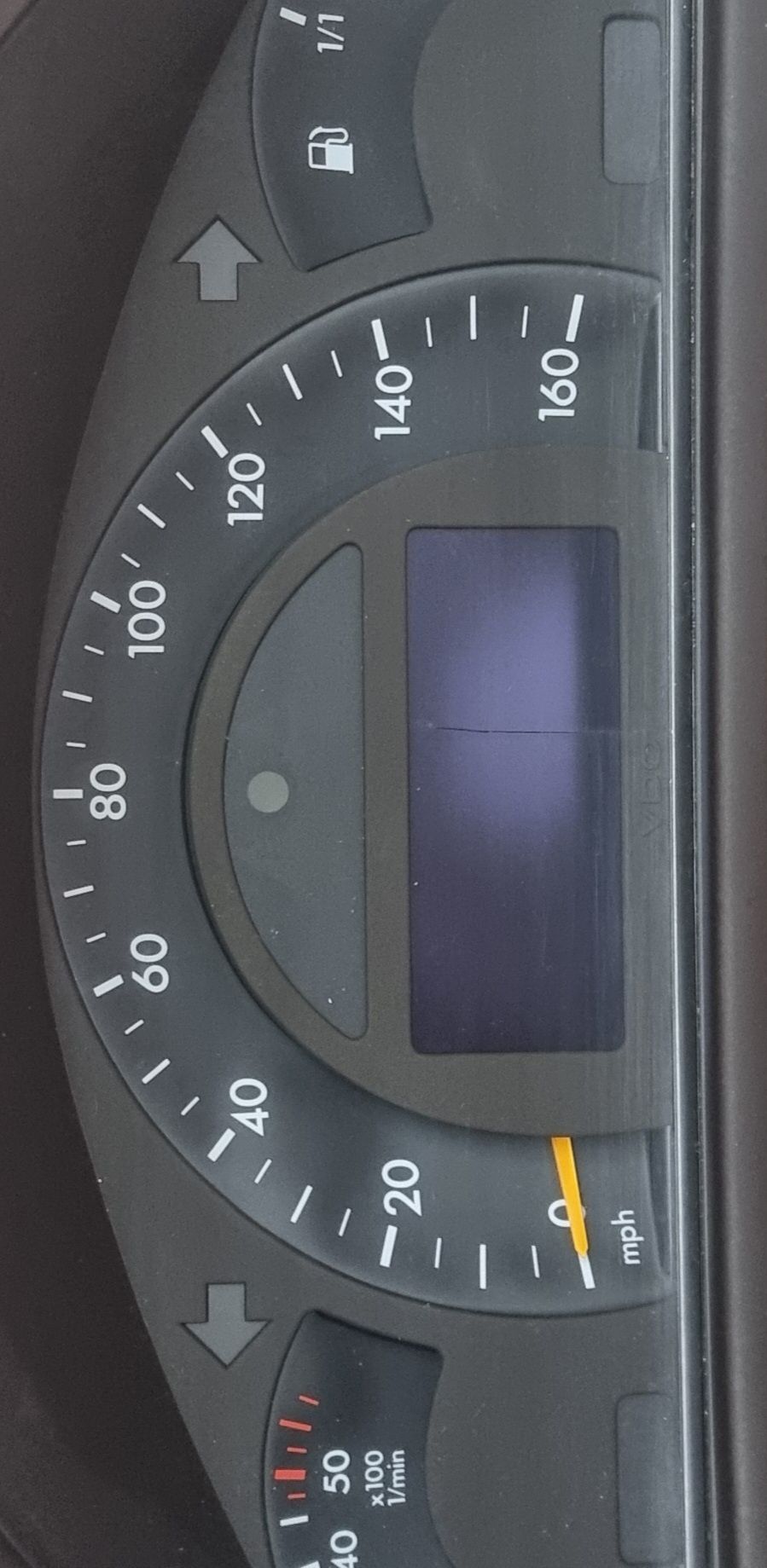 Conta quilómetros W203 - Kmh e Mph