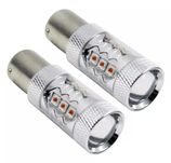 Led лампы для сертификации желтые повороты американских авто P21 W21W