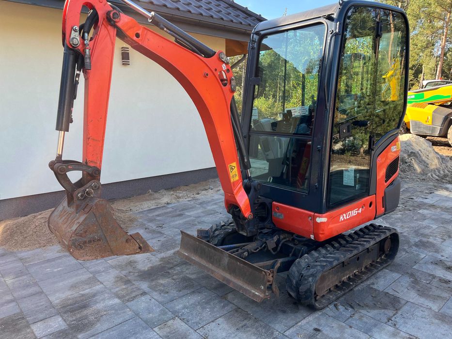 Minikoparka Kubota KX16-4 Sprowadzona . 1700 mtg Masa 1,6 tony