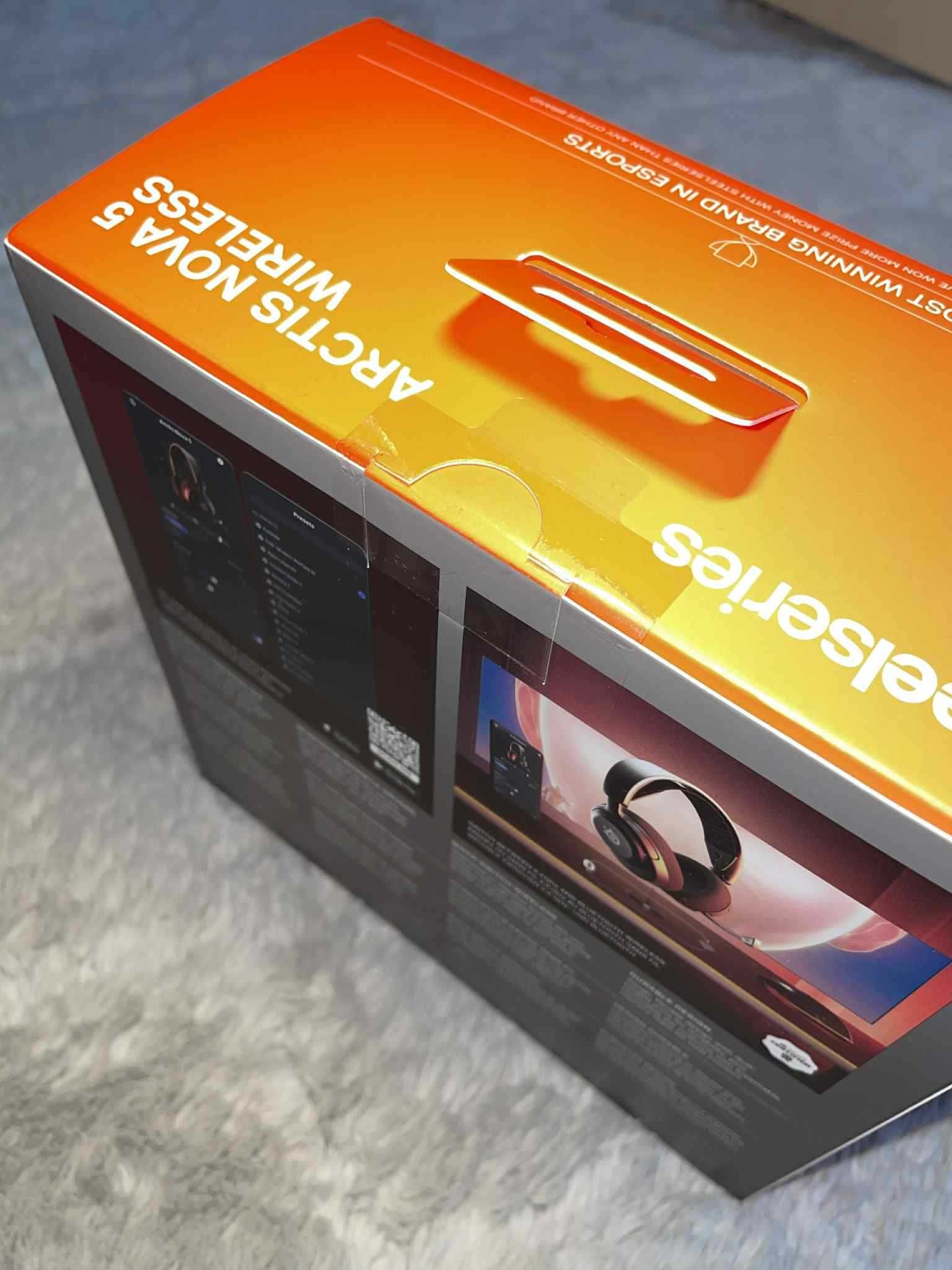 NOWE STEELSERIES Arctis Nova 5 Wireless, Słuchawki Nauszne