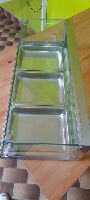 Vitrine de vidro para bolos ou petiscos
