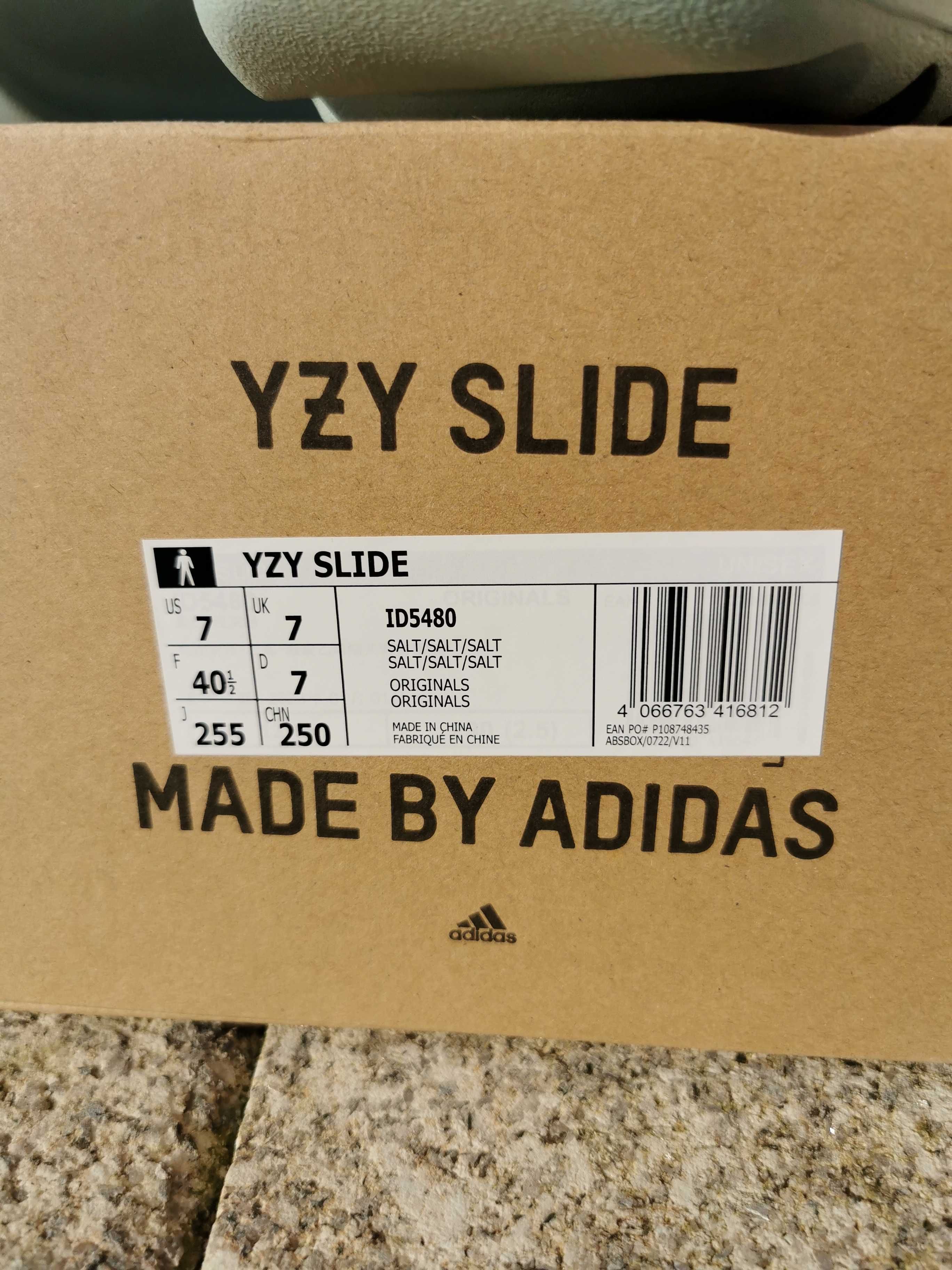 Adidas Yeezy Slide Salt 40 1/2