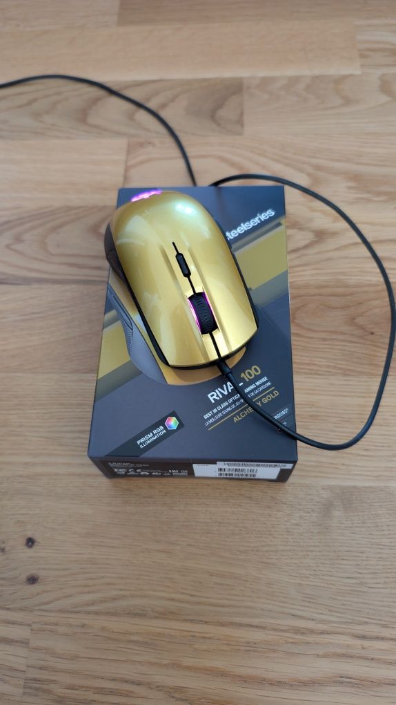 Myszka przewodowa - Steelseries Rival 100 RGB podświetlana