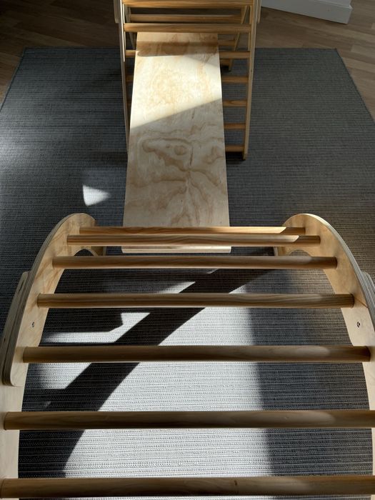 Ginasio bebé em madeira