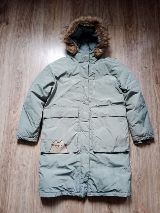 Kurtka zimowa Pusheen i bluza r. 158