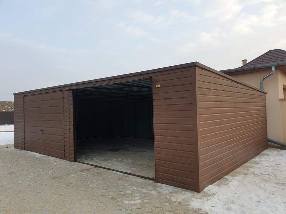 Garaż blaszany Premium konstrukcja 100% profil 6x6.5x6.7x5.7x6.9x6.9x5