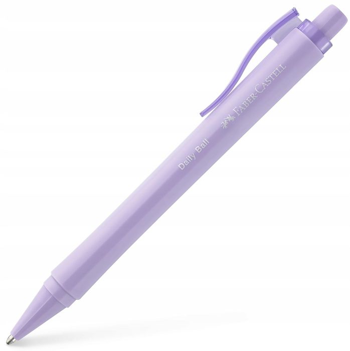 outlet długopis automatyczny fioletowy faber-castell daily ball xb