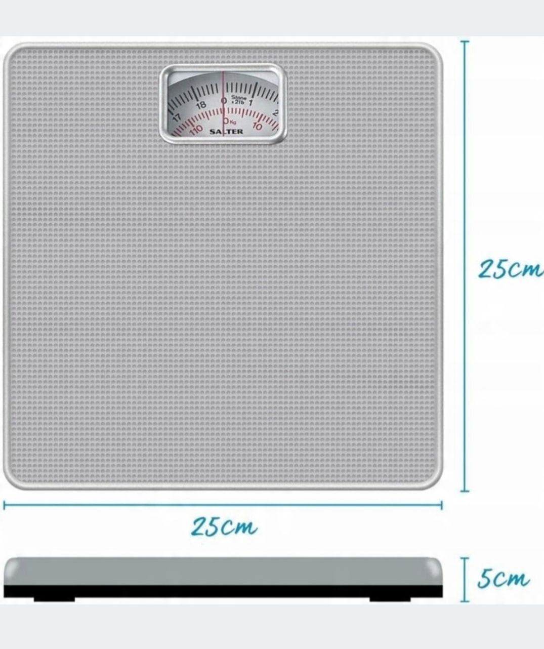 WagaMechaniczna łazienkowa Salter 433 120kg SREBRNA
