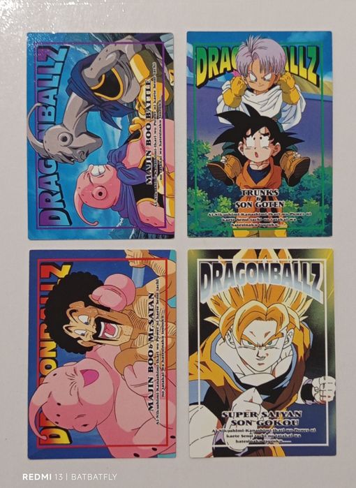 Cartas dbz Dragon Ball Z série Memorial Photo reedição 1996   Cada 1€