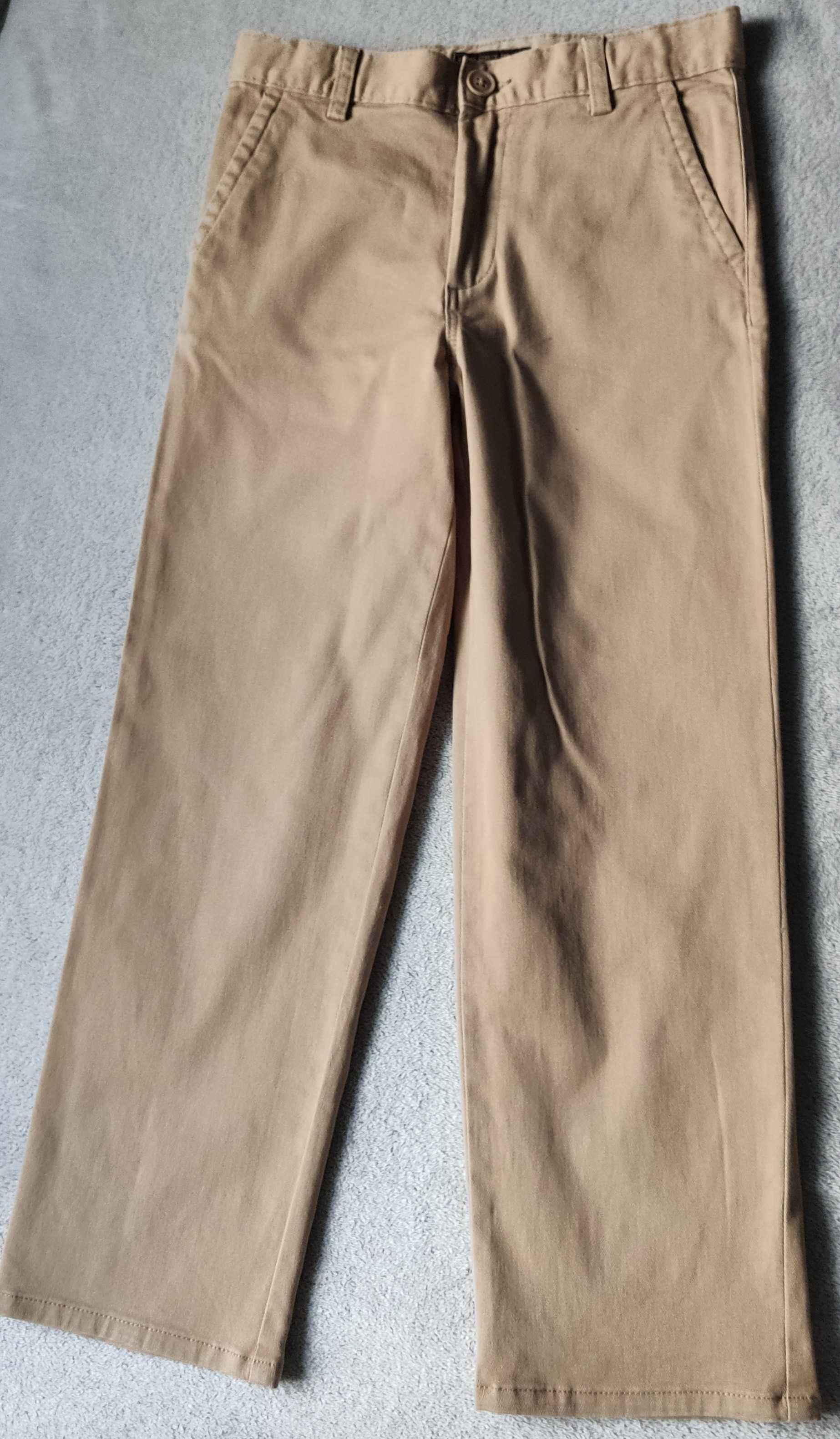 Spodnie H&M chłopięce CHINOS r. 134 beżowe NOWE