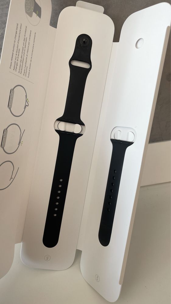 Apple Watch Sport Band em preto 38 mm/40 mm