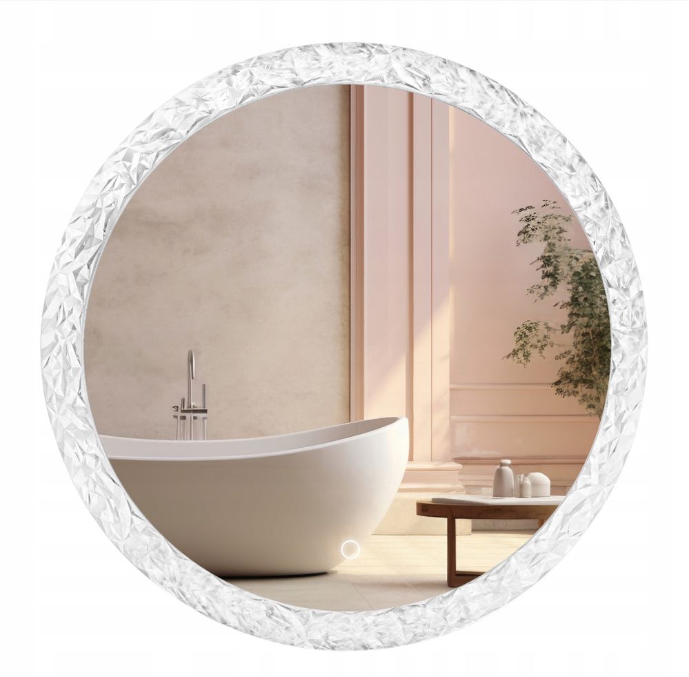 NOWE Lustro Led podświetlane sr. 60 cm