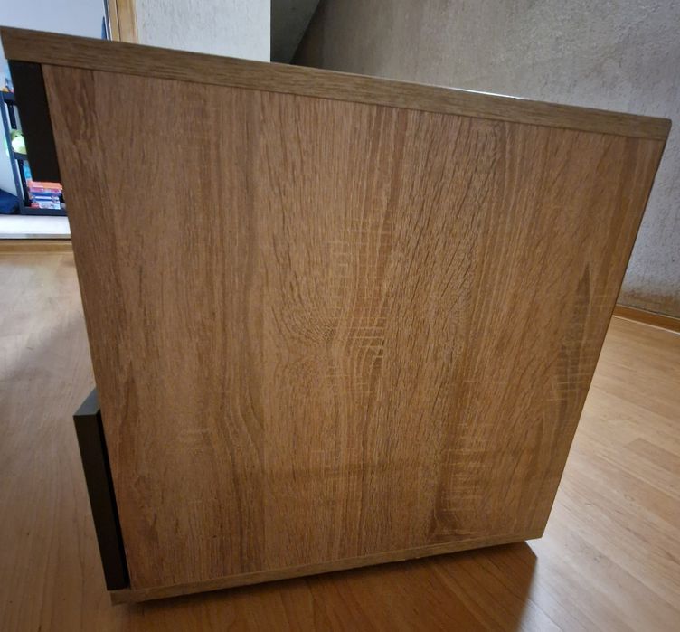 Szafka RTV / pod telewizor 135x45x45 – drewno + grafit