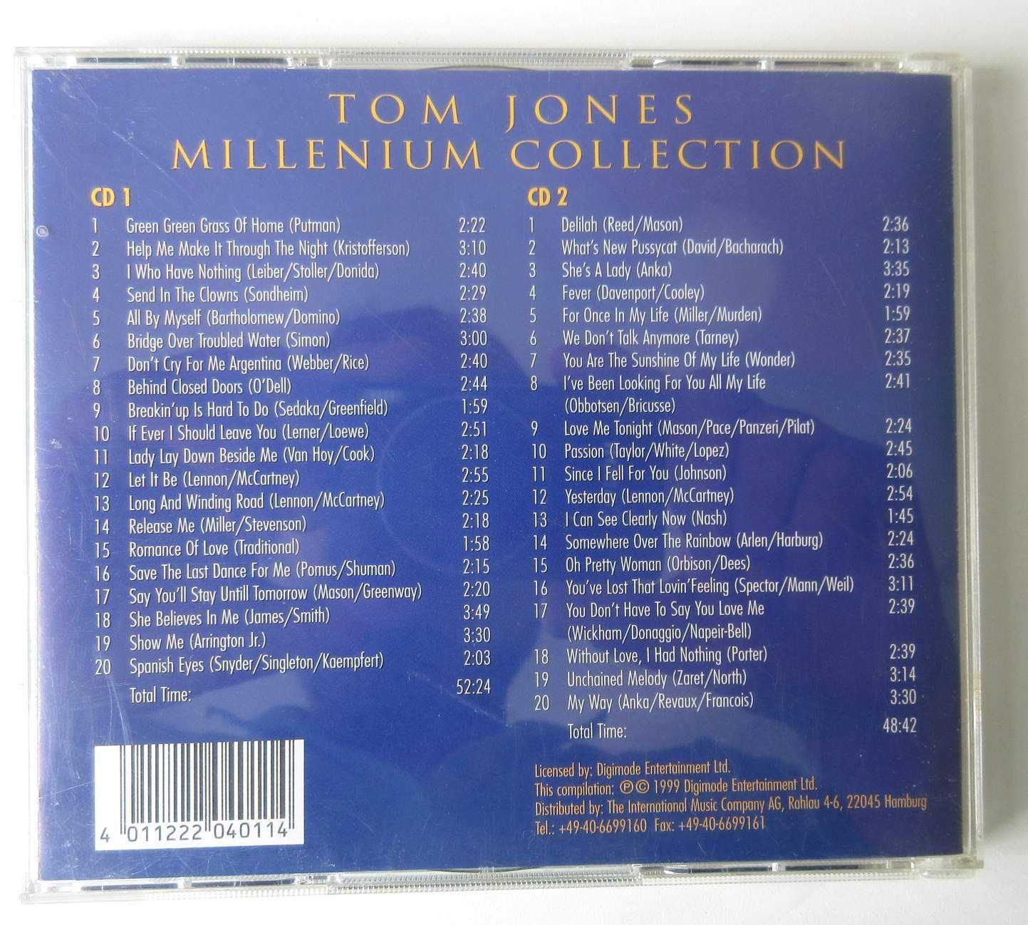 TOM JONES - Millenium Collection (2 x CD)