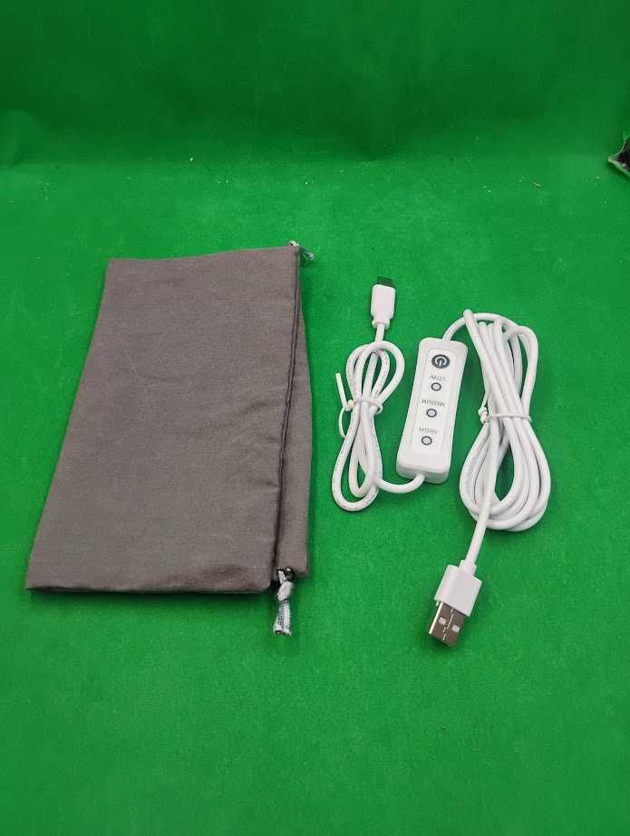 Ogrzewana maska na oczy USB do oczu jedwabna tkanina