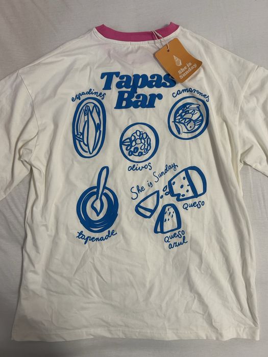 Tapas bar t-shirt she is sunday