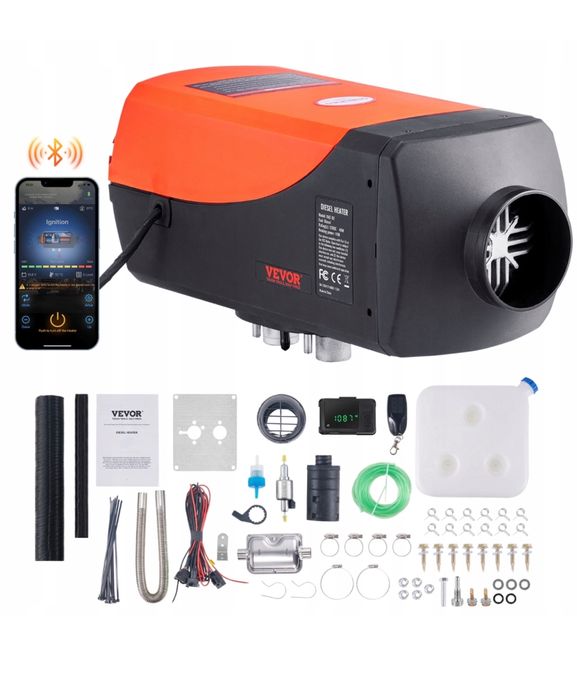 Автономка Vevor 2, 5, 8 kW обігрівач вебасто ебершпрехер