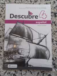 Descubre 4 zeszyt ćwiczeń do nauki hiszpańskiego